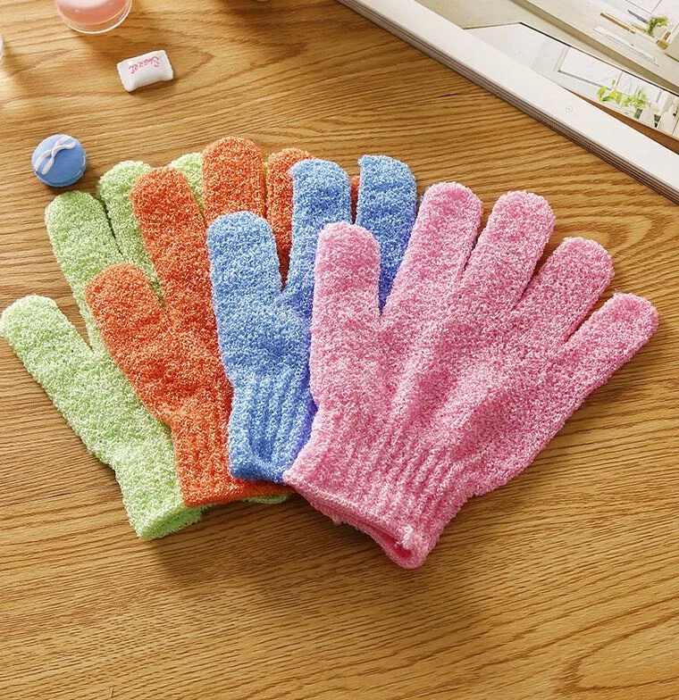 Cotton Tree Exfoliating Bath Massage Gloves Pair