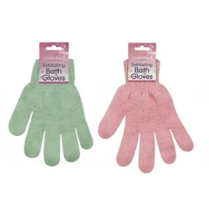 Cotton Tree Exfoliating Bath Massage Gloves Pair