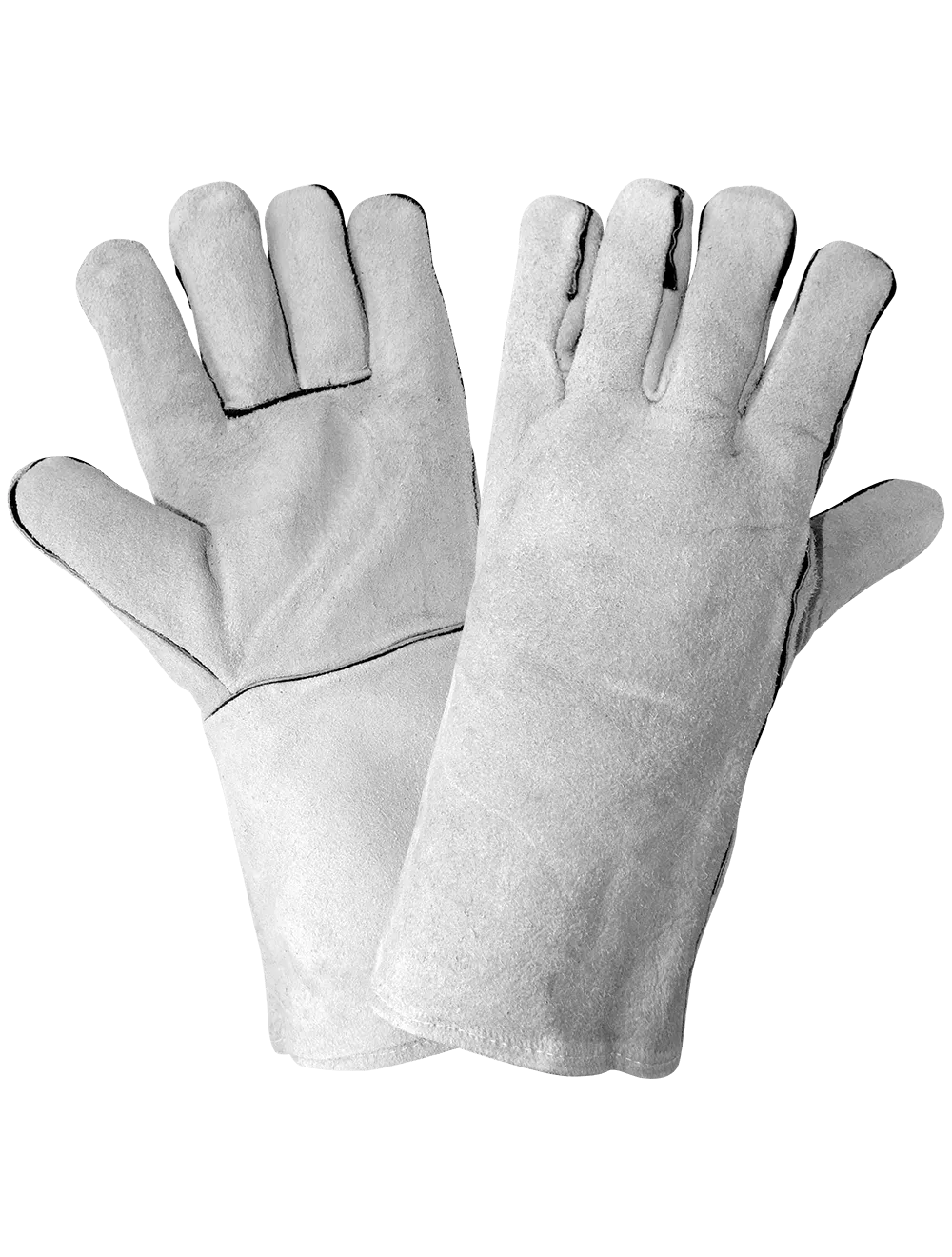 Economy-Grade Split Cowhide Welder Gloves - 1200GE