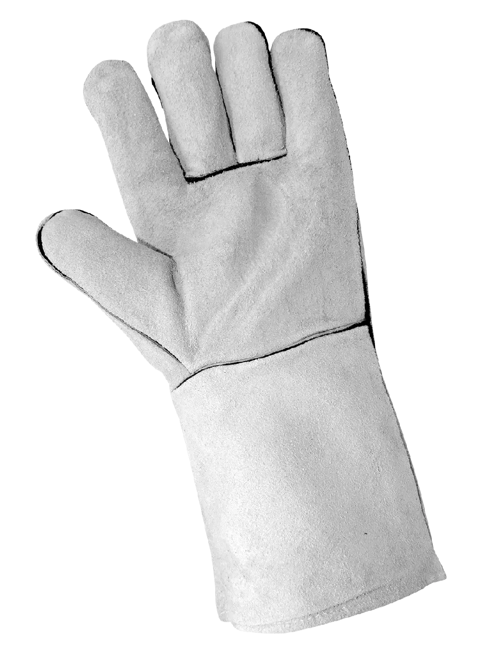 Economy-Grade Split Cowhide Welder Gloves - 1200GE