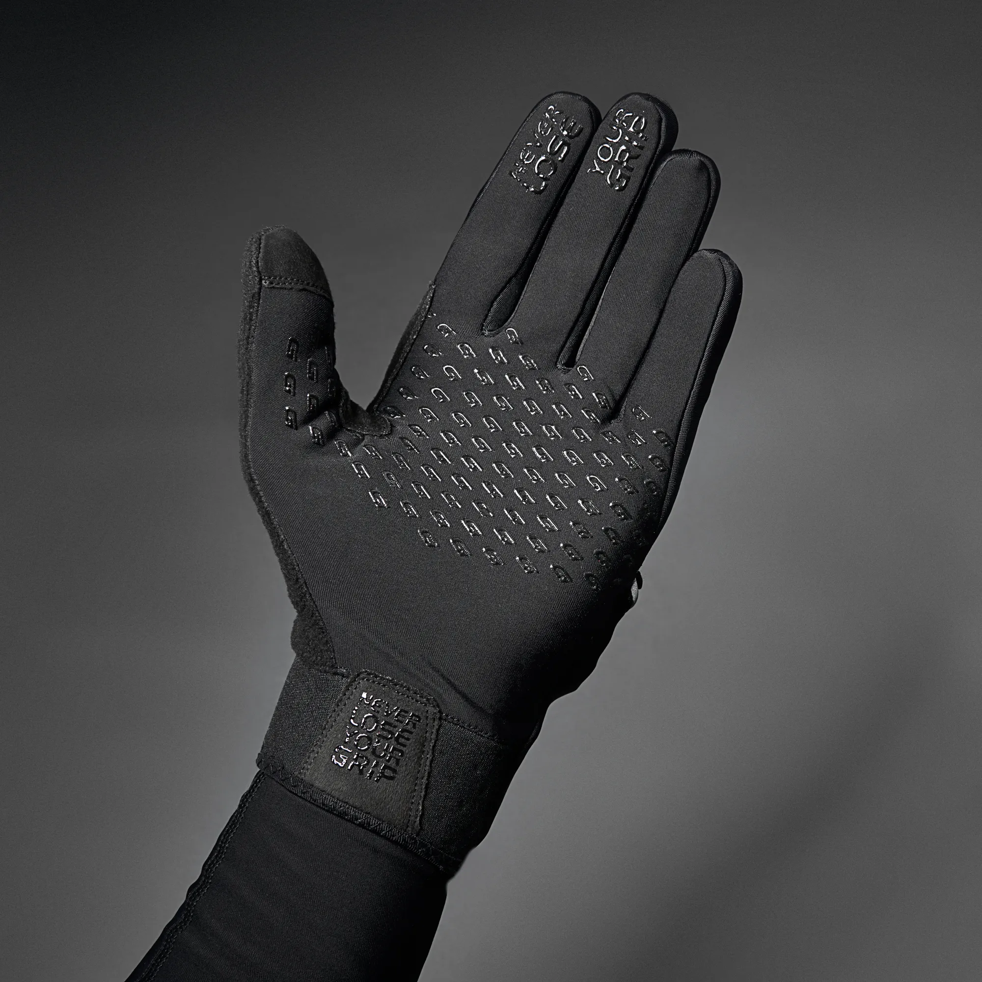 Gripgrab Running Thermo Windproof Touchscreen Gloves Black | Buy Gripgrab Running Thermo Windproof Touchscreen Gloves Black here | Outnorth