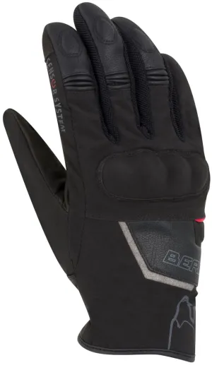 Motorcycle gloves Bering Gourmy waterproof, black