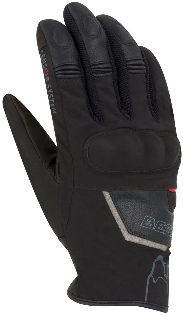 Motorcycle gloves Bering Gourmy waterproof, black