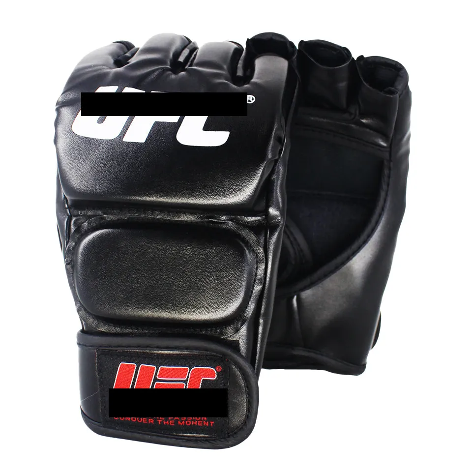 SUOTF Black Fighting MMA Boxing Sports Leather Gloves Tiger Muay Thai fight box mma gloves boxing sanda boxing glove pads mma