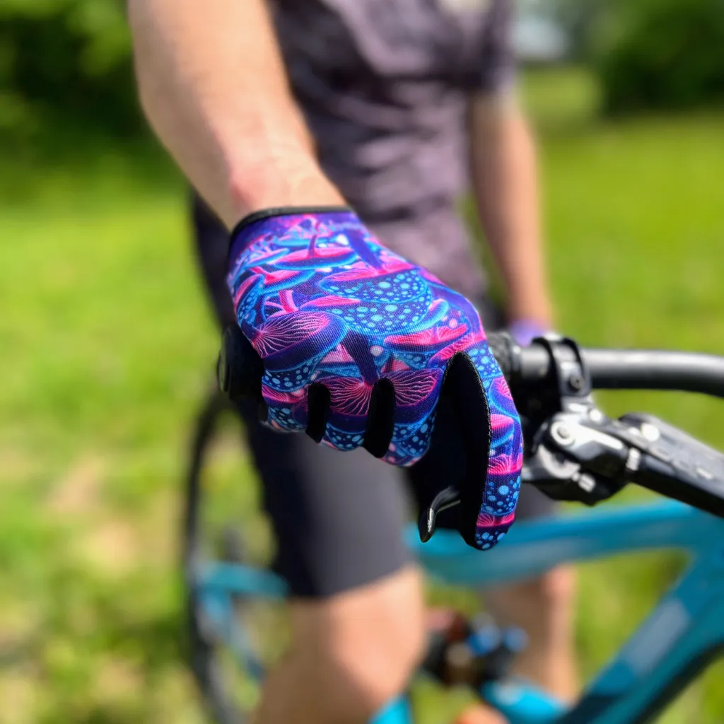 Tech 2.0 MTB Glove (Purple Mushrooms)